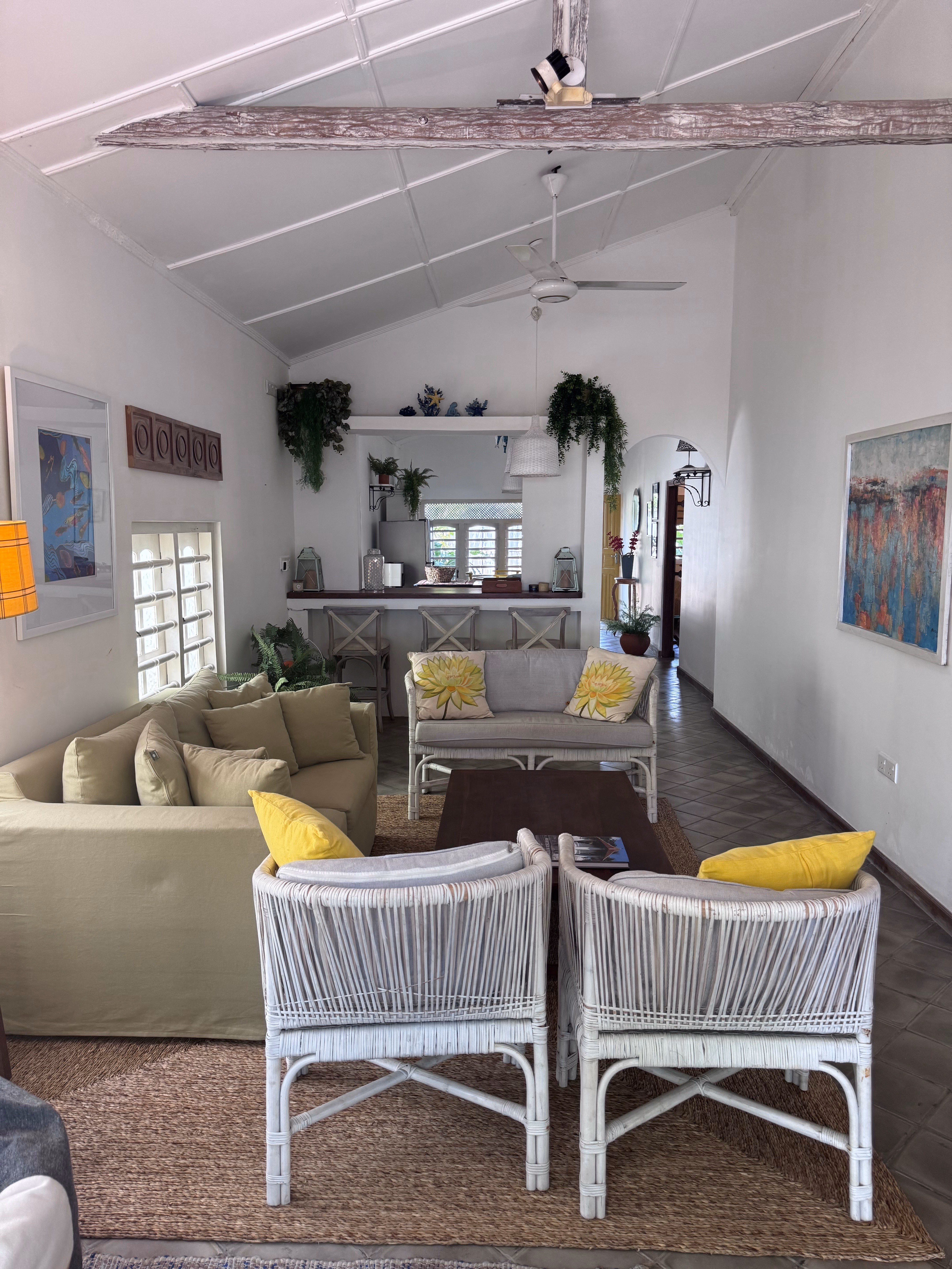 Comfortable and inviting living room area for guests to relax.