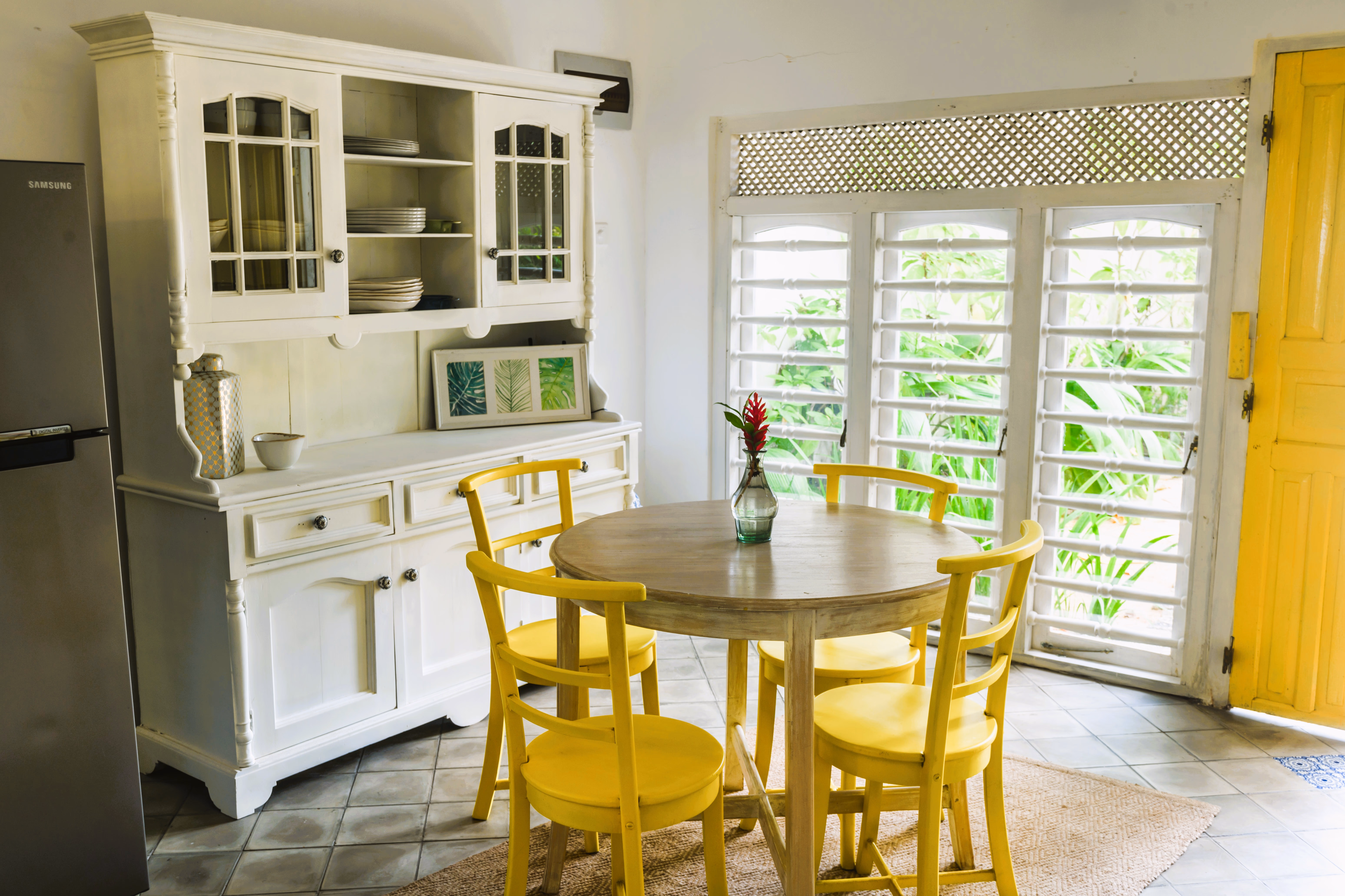 Spacious and modern private room with a large bed.